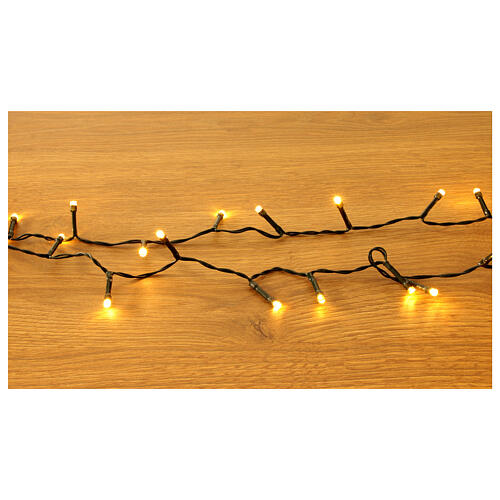 Solar Christmas lights with 480 warm white LEDs, 24 m 2