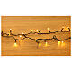 Catena luminosa 480 led luce calda con pannello solare 24m s2