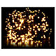 Catena luminosa 480 led luce calda con pannello solare 24m s3
