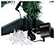 Christmas tree with optical fibres and 17 RGB LEDs, indoor PVC, 31.5 in s4