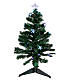 Christmas tree 80 cm fiber optics 17 RGB LEDs PVC for indoor use s2