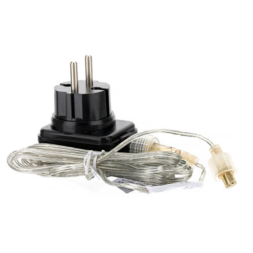 Lichterkugel mit Schneefalleffekt, 360 LED, kaltweiß – Ø 48 cm, für innen und außen 4