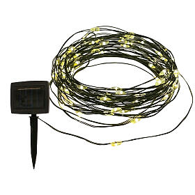 Łańcuch 200 kropli LED, biały ciepły, 20 m