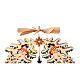 Villaggio natalizio legno bosco illuminato movimento eliche albero 40x40x10 cm s2