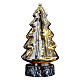 Tinted glass Christmas tree, 20 warm white LEDs, 12 in, indoor decoration s1