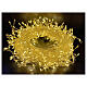 Catena cluster 750 gocce LED bianco caldo timer int est 15 metri s1
