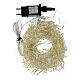 Catena cluster 750 gocce LED bianco caldo timer int est 15 metri s2