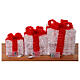 Light set 3 warm white LED indoor gift boxes s6