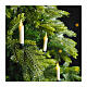 Set of 10 LED candles for indoor Christmas tree s2