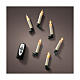 Set of 10 LED candles for Christmas tree  s1