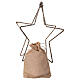 Puntale stella luci 20 LED 25x20 cm albero di Natale s5