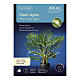 Cortina luminosa para plantas plata 60 microLED exterior interior 80 cm largo s4