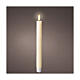 Set 2 velas para candelabro 25 cm LED mecha de cera s1