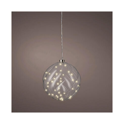 Luce di Natale pallina uso interno diametro 20 cm 1