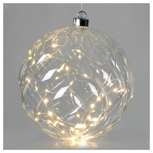 Luce di Natale pallina uso interno diametro 20 cm 2