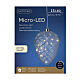 Luz navideña micro LED piña h 20 cm diámetro 15 cm s4