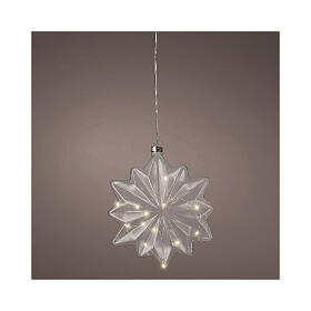 Luz micro LED Natal flor diâm. 19 cm para interior