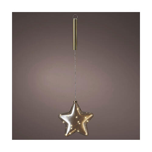 Lumière décorative Noël étoile microLED diamètre 20 cm 1