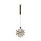 Éclairage micro LED fleur ambrée pour intérieur diam. 20 cm s3