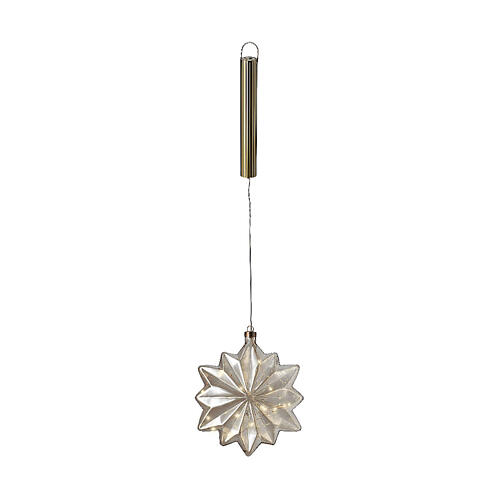 Luce natalizia micro LED fiore uso interno diametro 20 cm 3