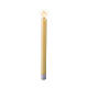 Cream-coloured wax candles, rechargeable LEDs, h 9.5 in, indoor use, set of 4 s3