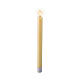 Set 4 candele h 24,5 cm LED ricaricabili per uso interno color crema s3