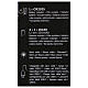 Set 4 candele h 24,5 cm LED ricaricabili per uso interno color crema s5