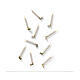 Candela color crema h 15 cm LED uso interno s3