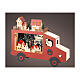 Scenario di Natale 25x30x5 cm camion di Babbo Natale s1