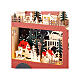 Scenario di Natale 25x30x5 cm camion di Babbo Natale s2