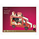 Scenario di Natale 25x30x5 cm camion di Babbo Natale s4