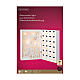 Calendario Adviento LED blanco y oro 25x35x10 cm paisaje s2