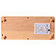 Scenario ruota panoramica legno 30x30x15 cm Natale colori s10