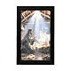 Christmas picture birth of Jesus light of the world LED 20x30 cm s2