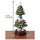 Christmas setting with microLEDs, Christmas tree with candles and star, h 19 in s3