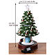 Christmas setting with microLEDs, Christmas tree with candles and star, h 19 in s5