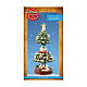 Escena Navidad micro LED árbol velas estrella h 49 cm s9