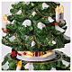 Décor Noël microLEDs sapin bougies étoile h 49 cm s8