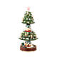 Scenario Natale micro LED albero candele stella h 49 cm s7