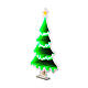 Green Christmas tree with star, Infinity LED light, 16x16 in s2