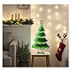 Albero di Natale verde infinity light LED 40x40 cm stella s1