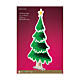 Árvore de Natal verde com estrela Infinity Light LED 40x40 cm s4