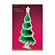 Weihnachtsbaum, LED, 60x60 cm, grün, Infinity-Light s4