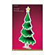 Albero di Natale LED 60x60 cm verde infinity light s3
