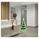 Albero di Natale LED 60x60 cm verde infinity light s1