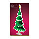 Albero di Natale infinity light 90x90 cm verde LED s3