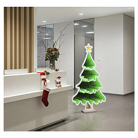 Árvore de Natal Infinity Light 90x90 cm verde LED