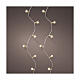 Luci natalizie vintage 120 microLED bianco caldo 8 funzioni twinkle s1