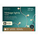 Luci natalizie vintage 120 microLED bianco caldo 8 funzioni twinkle s3