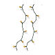 Luces navideñas vintage hilo verde twinkle effect 120 LED s2